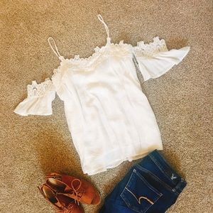 Beautiful white blouse, never worn!
